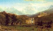 The Rocky Mountains, Lander Peak, Albert Bierstadt